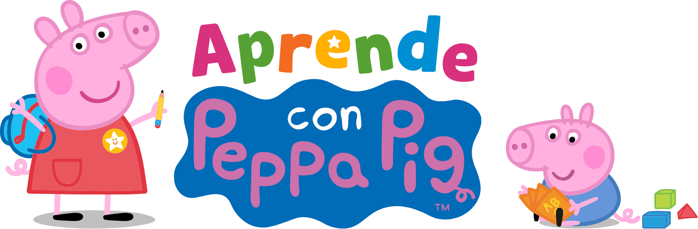Logotipo de Aprende con Peppa Cerdita